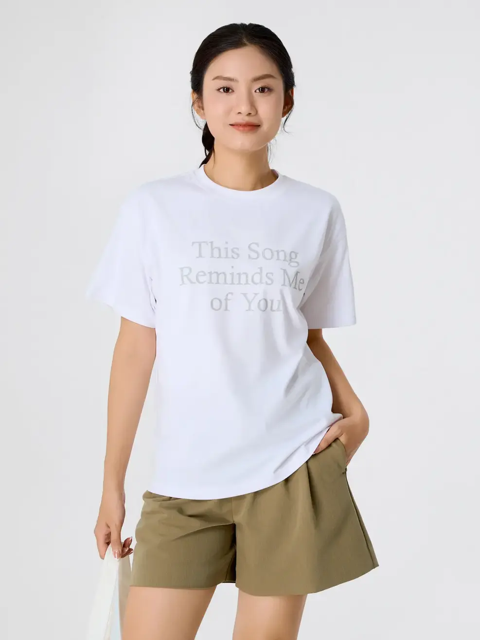 Áo Phông Nữ Ngắn Tay In Hình Thân Trước - Ảnh 4