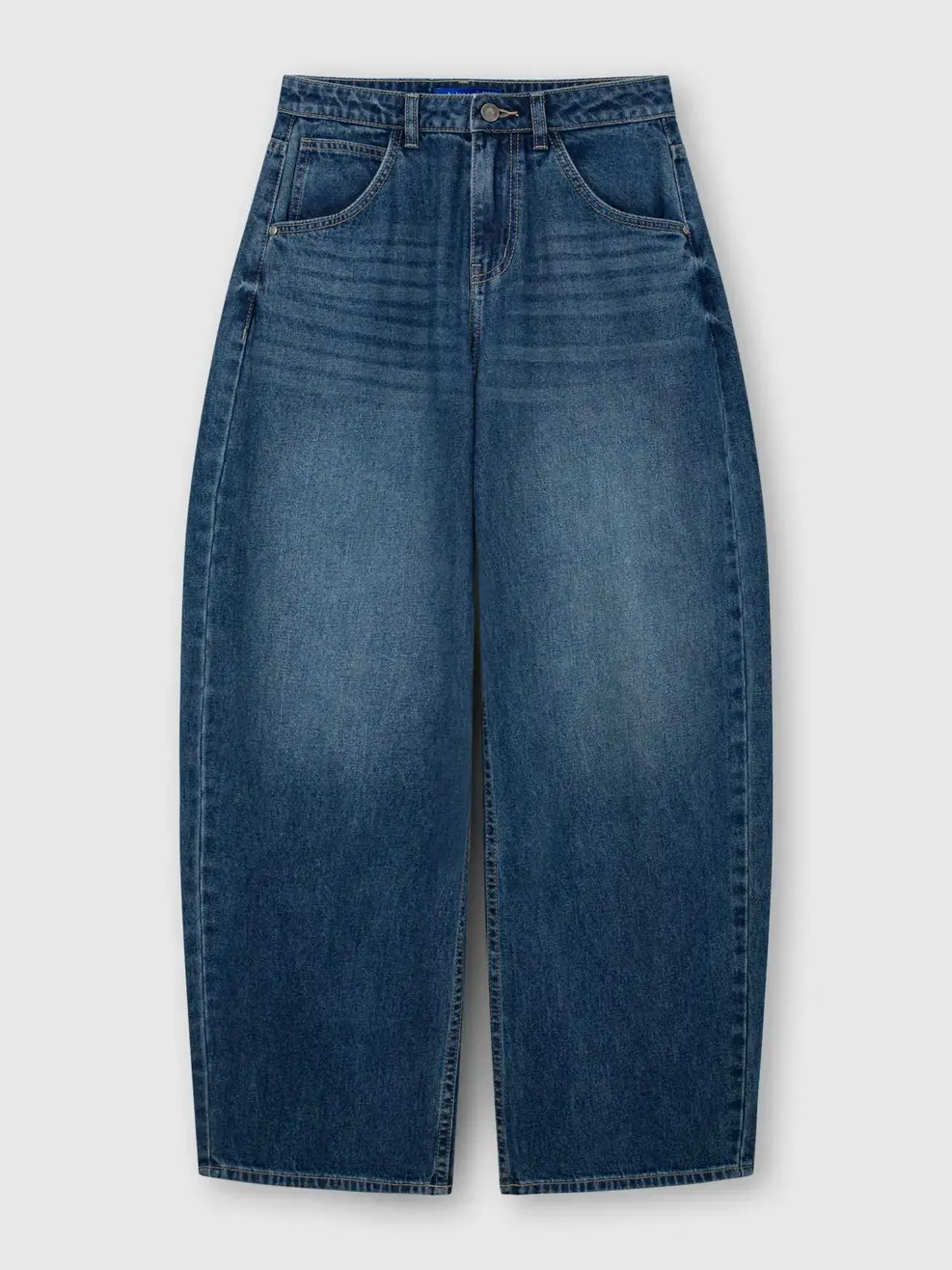 Quần Jeans Nữ Barrel Light Weight - Ảnh 4