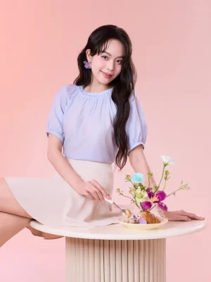 Áo Sơ-mi Nữ Ngắn Tay Raglan collection