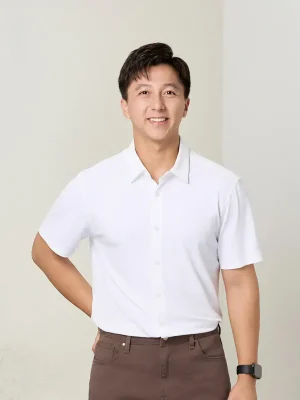 Áo Sơ Mi Nam Cộc Tay Nano Chống Nhăn Khử Mùi