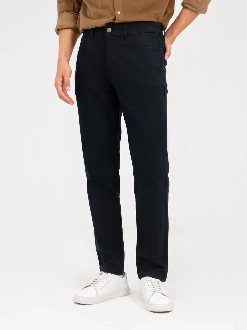 Quần Jeans Nam Slim Denim Like Cơ Bản - Ảnh 4