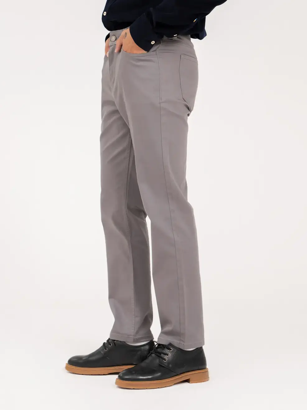 Quần Jeans Nam Slim Denim Like Cơ Bản - Ảnh 2