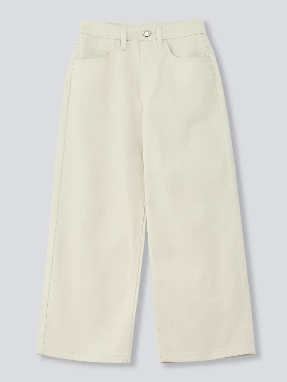 Quần Jeans Kid Nữ Ống Suông Cơ Bản - Ảnh 4