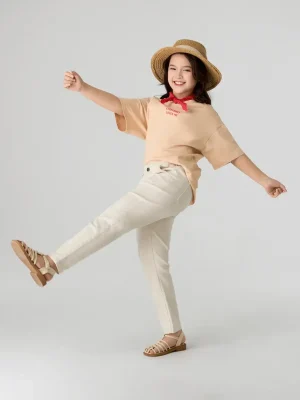 Quần Jeans Kid Nữ Baggy Cạp Chun