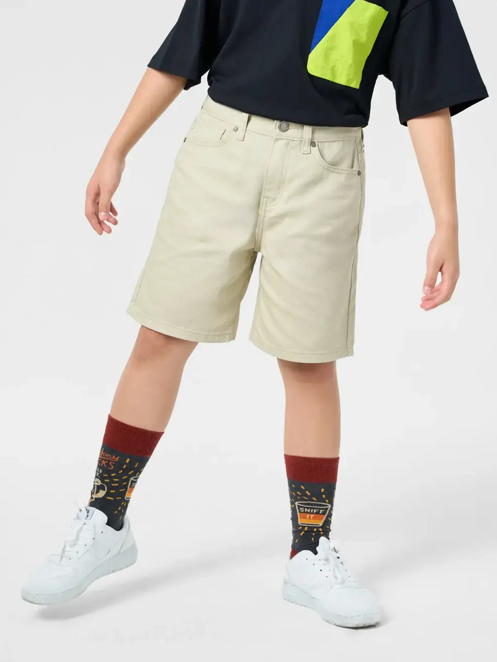 Quần Shorts Baggy Nhuộm Màu Cơ Bản - Ảnh 2