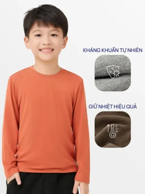 Áo Phông Dài Tay Giữ Nhiệt Bamboo