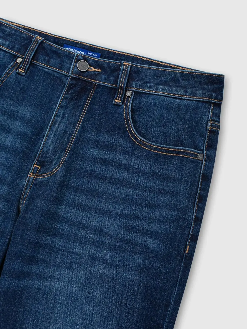 Quần Jeans Nam Regular Siêu Nhẹ Co Giãn - Ảnh 3