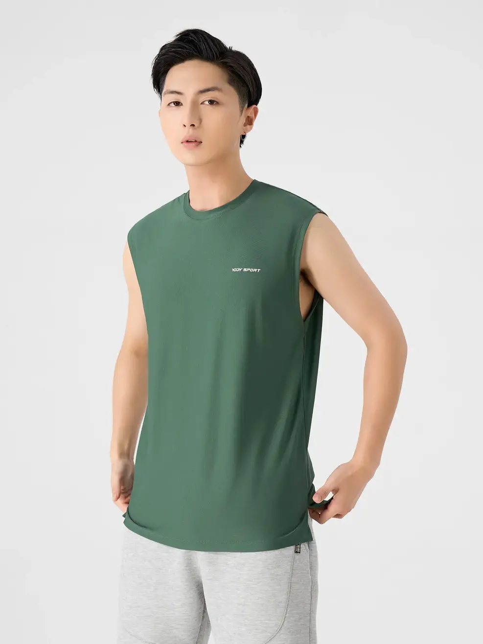 Áo ba lỗ thể thao nam - Ảnh 5
