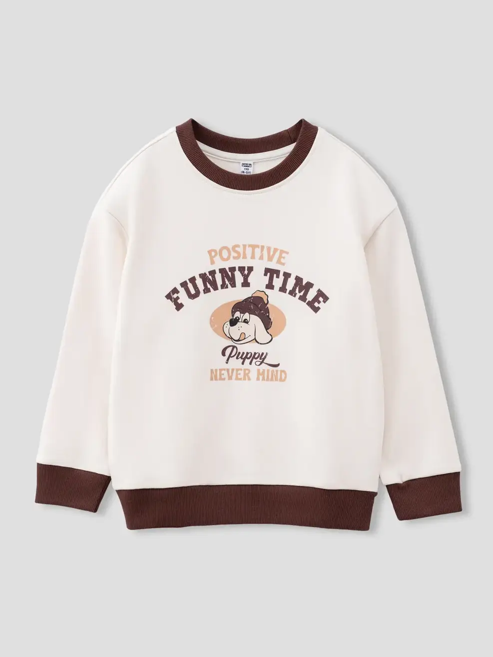 Áo Nỉ Trẻ Em Cổ Tròn Funny Time - Ảnh 3