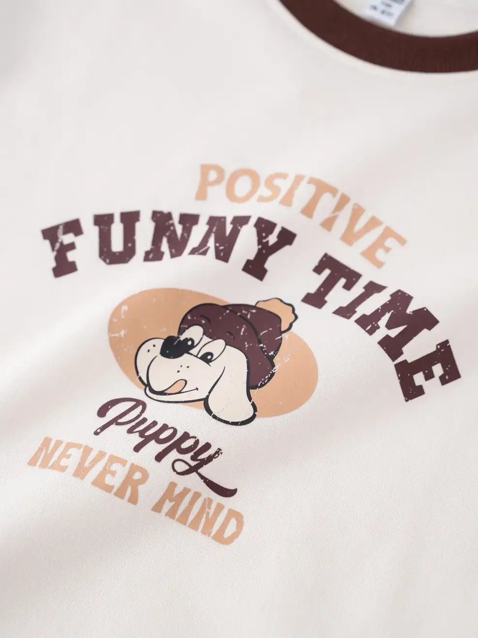 Áo Nỉ Trẻ Em Cổ Tròn Funny Time - Ảnh 4