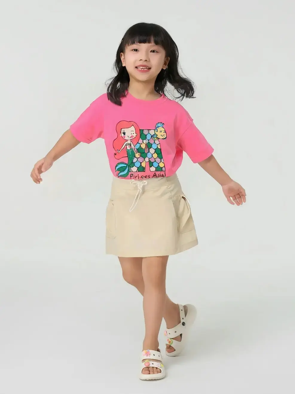 Áo Phông Bé Gái Ariel - Ảnh 3