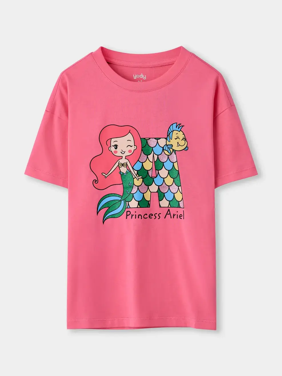 Áo Phông Bé Gái Ariel - Ảnh 4