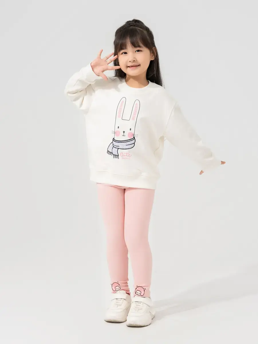 Quần Leging Kid Thêu Cừu - Ảnh 4