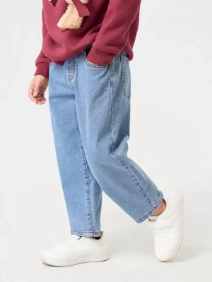 Alternative view of Quần Jeans Baggy Trẻ Em Cạp Chun