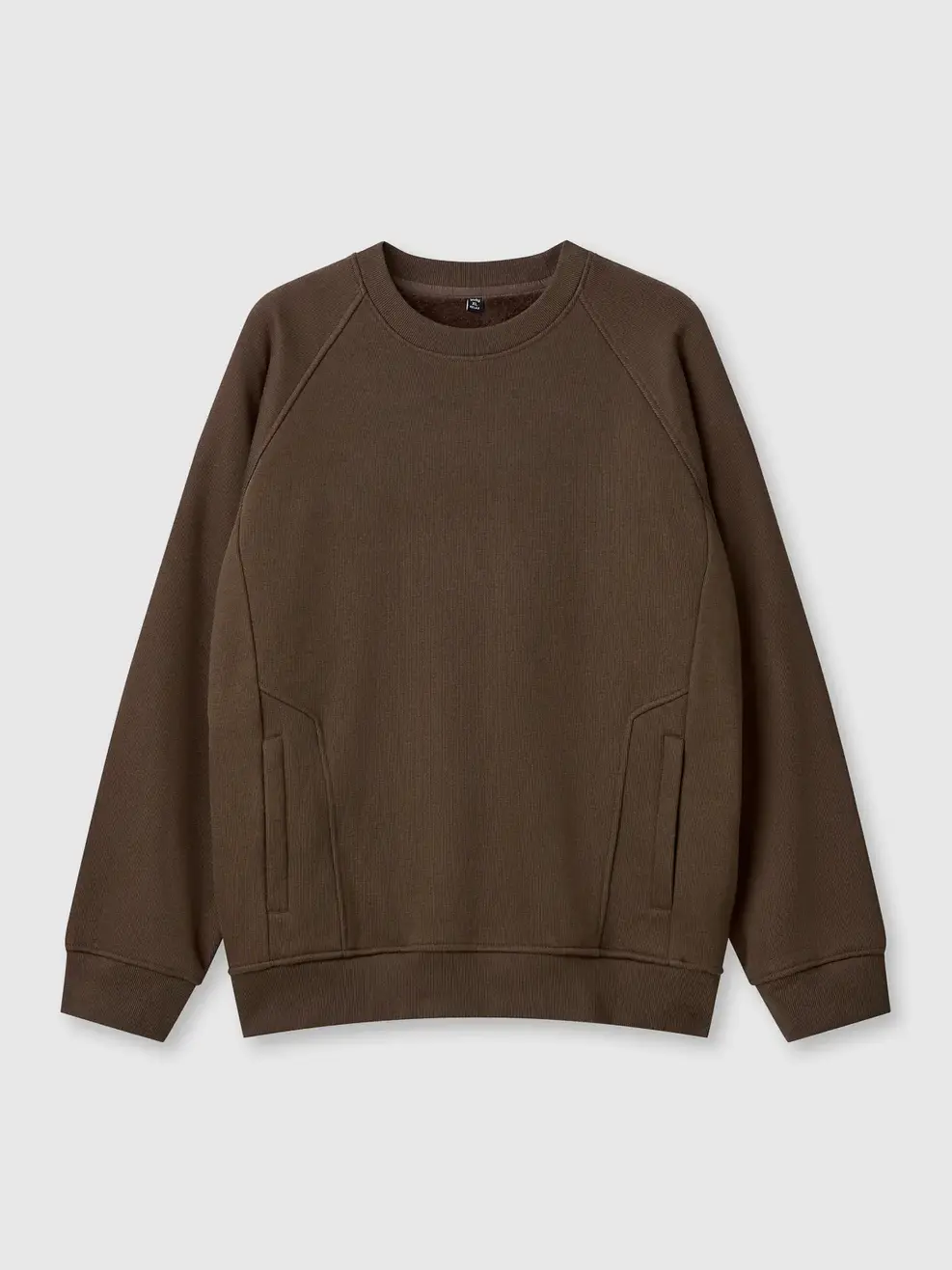 Áo Nỉ Nam Tay Raglan Bo Gấu Túi Khoá - Ảnh 3