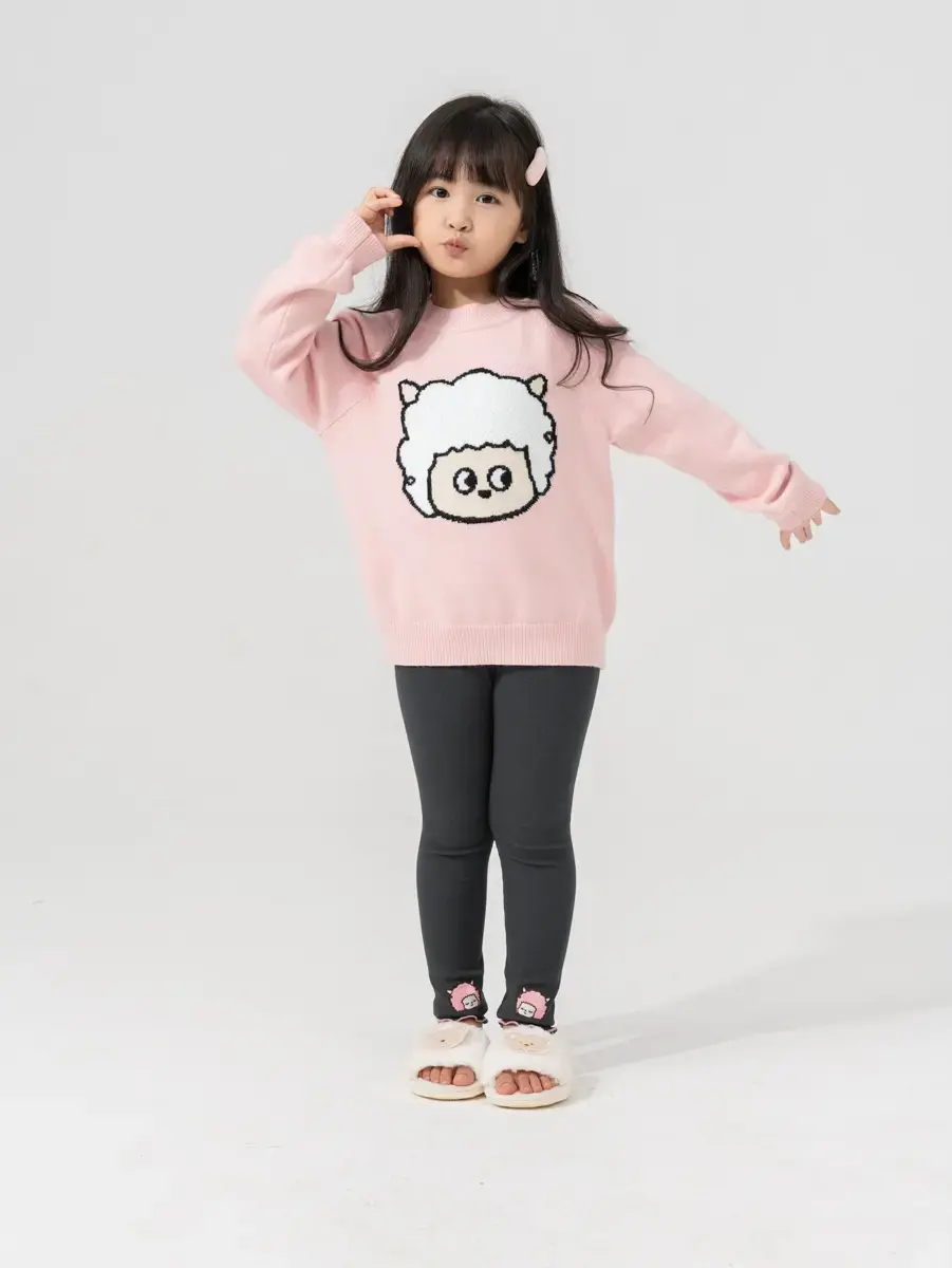 Quần Leging Kid Thêu Cừu - Ảnh 5